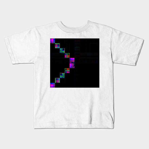 Hamilton pixel power Kids T-Shirt by bobdijkers